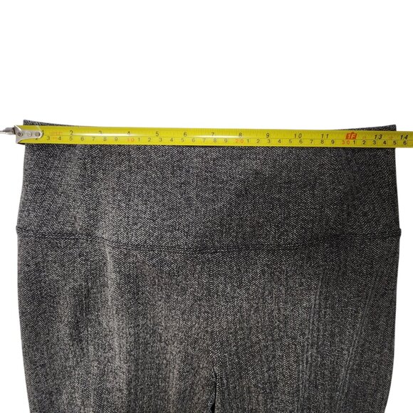 Athleta Delancey Herringbone Tight Leggings Womens Medium M Gray Casual DD09X - Picture 5 of 7